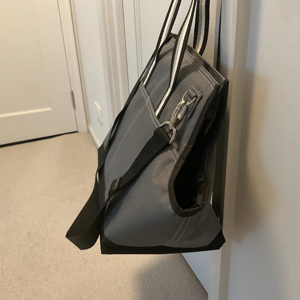 Super chic pet carrier - custom made and never used!